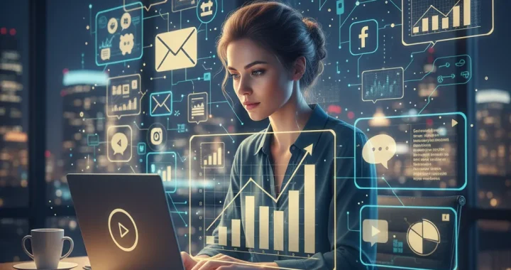 Creator using email marketing to grow audience.