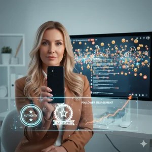 Expert promoting product online