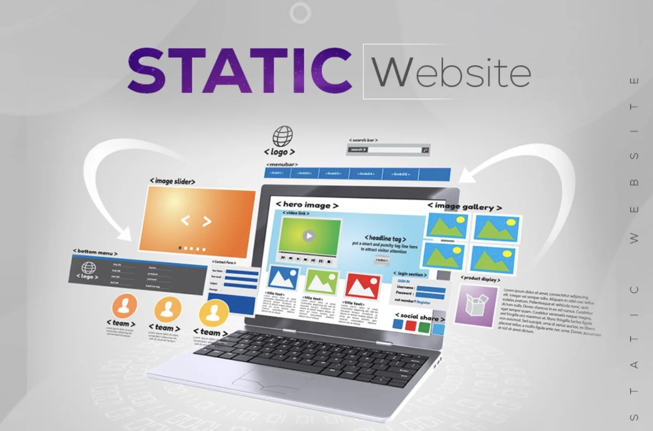 Static Website graphic