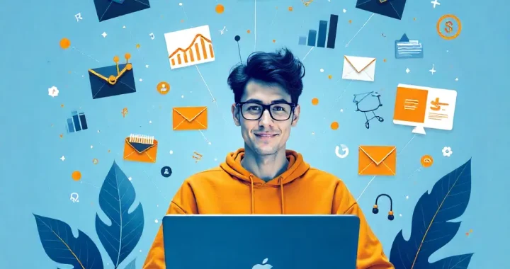 Creator using email marketing to grow audience.