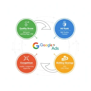 “Factors influencing Google Ads CPC”