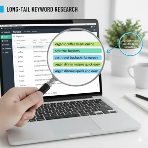 Long-tail keyword research for Google Ads”