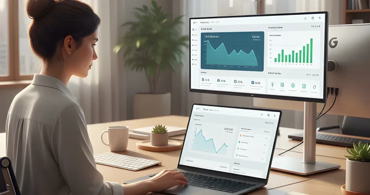 Marketer analyzing Google Ads CPC and conversions 2025”
