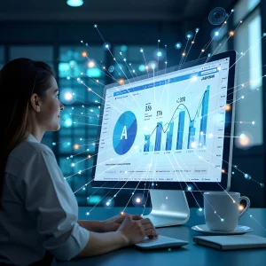 AI optimizing Google Ads extensions for better results.”