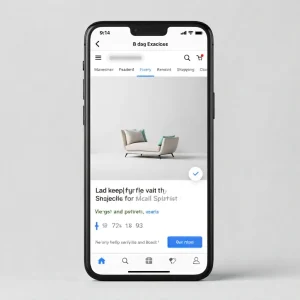 Mobile ad with lead form and image extensions.”